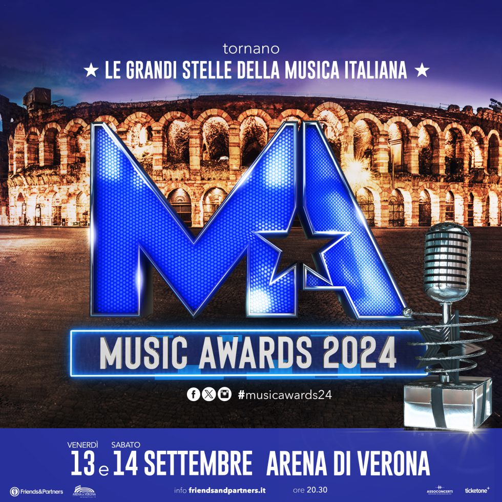 MUSIC AWARDS 2024 tornano all'Arena di Verona i grandi premi della