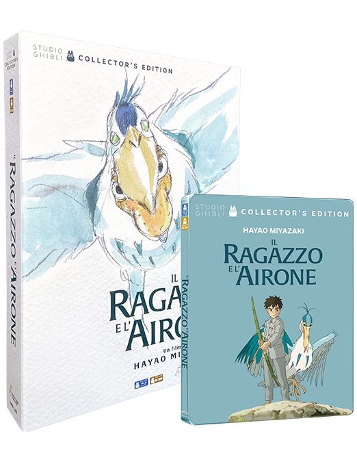 “Il ragazzo e l’airone” è disponibile in DVD, Blu-Ray, Steelbook 4K UHD + Blu-Ray e Collector’s Edition 4K UHD + Blu-Ray