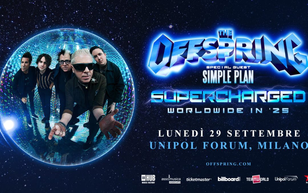 THE OFFSPRING il 25 Settembre 2025 all’Unipol Forum di Milano